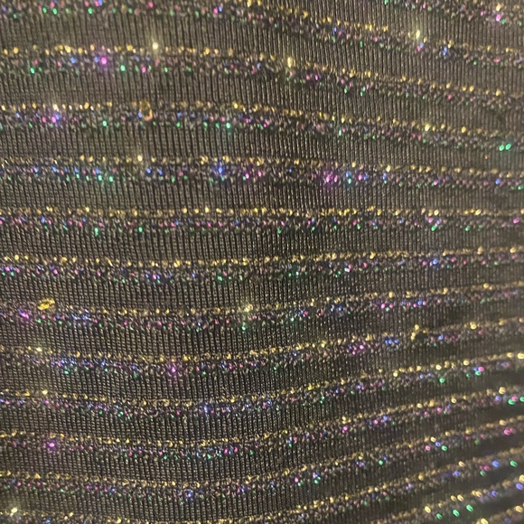 RW&CO sparkly black tank top. Size L - Picture 2 of 3